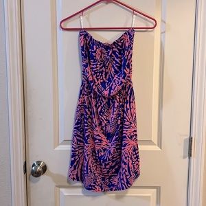 Lilly Pulitzer size xxs strapless sundress